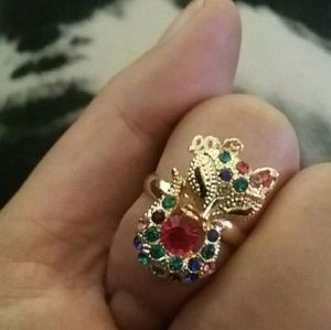 Beautiful 24 Karat gold filled Fox ring